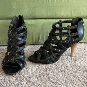 Aldo gladiator cage heeled sandal